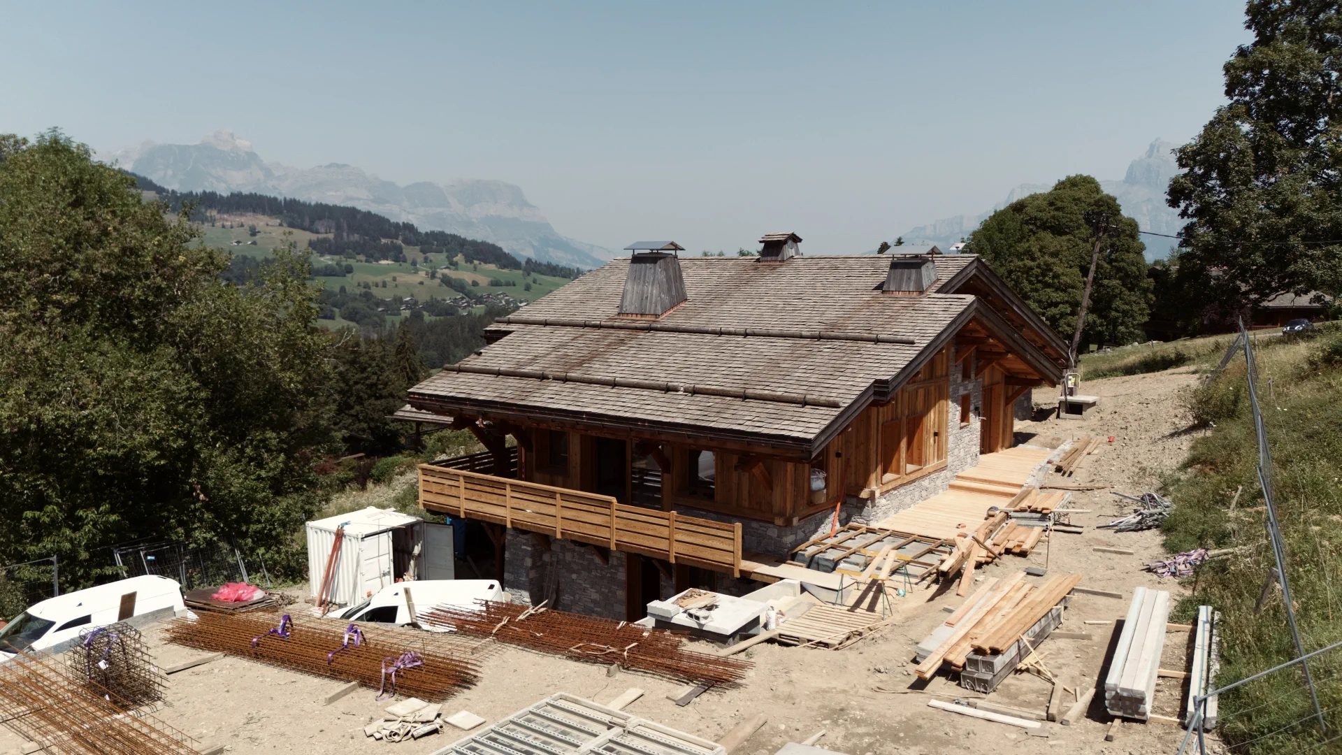 Vue drone - en plongée