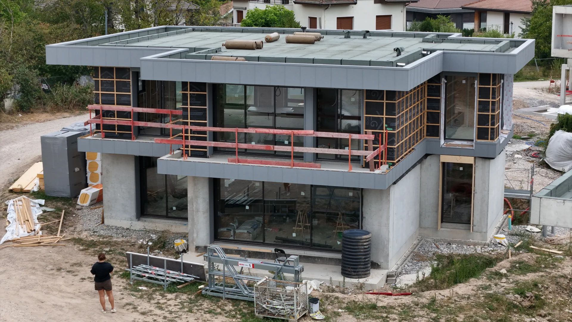 Au-dessus du chantier